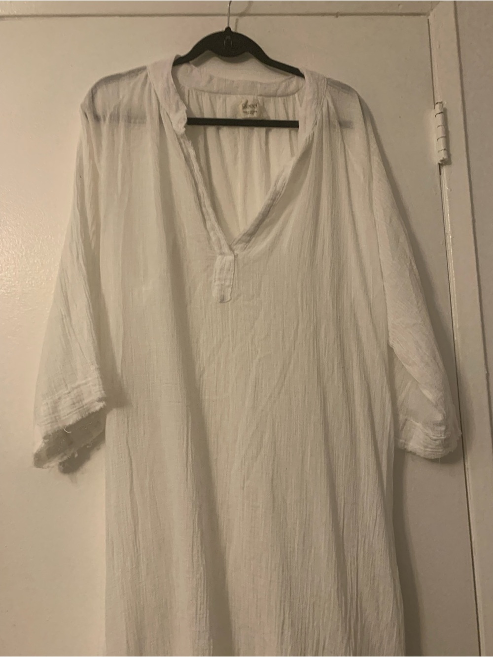 White Women's Swim Coverup Tunic
